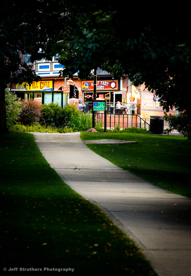 Path to Broadway, CU  Boulder, CO