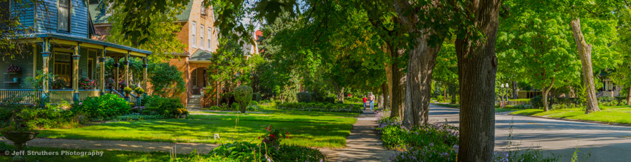 Somonauk St.  - Pano Sycamore, IL