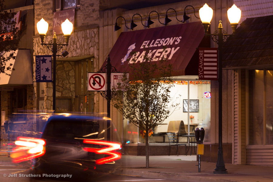 Open Bakery - Early Morning - State Street -  Sycamore, IL