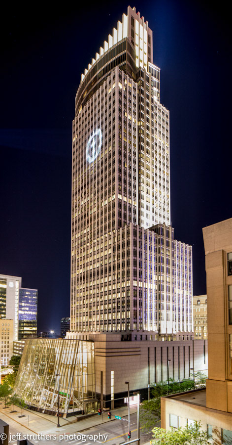 FNBO Tower - Night - Omaha, NE
