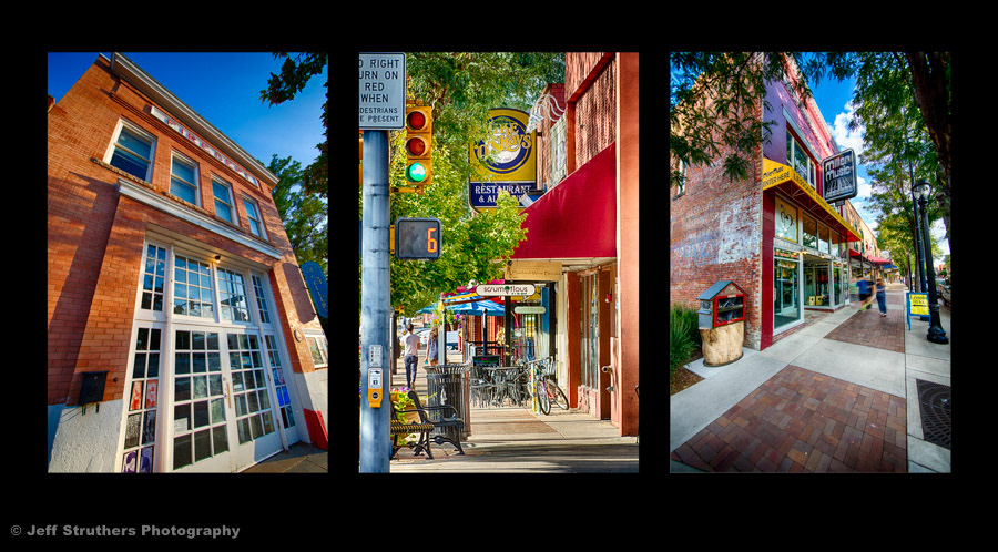 Downtown Longmont, CO - Triptych