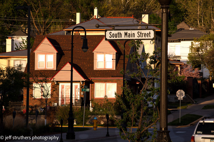 House at Sunset - Main Street and Willow ave. - Council Bluffs, IA