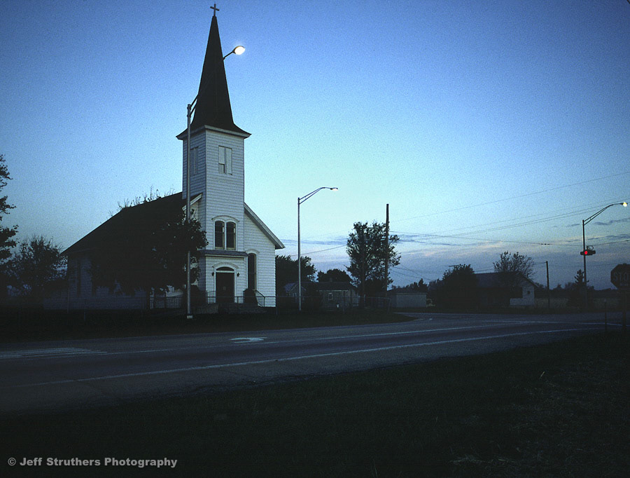Old Church on Plank Road - circa 1986