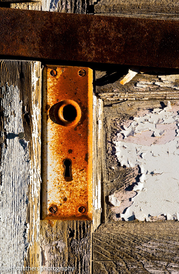 Weathered Door on Elbert Livery - Elbert County, CO