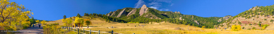 Chautauqua Park - Giant Pano - Multiple images stitched together - 224 mpix image - can produce ultra large mural or can be cropped  into smaller pieces