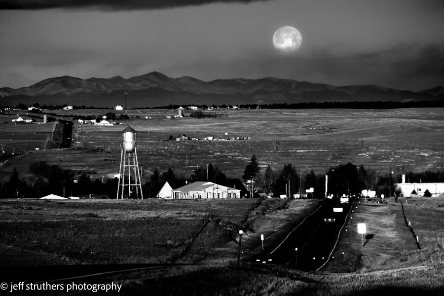 Setting Moon Over Kiowa