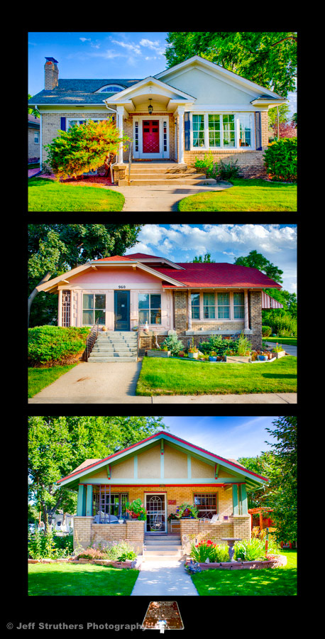 West 4th Street Historical District - Triptych - Loveland, CO