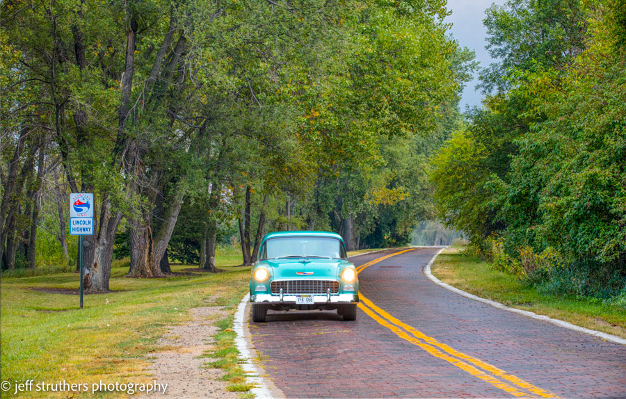 Lincoln Highway and 55 Chevy - Elkhorn, NE