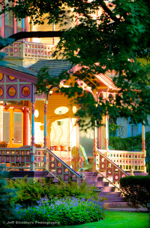 Sunlit Porch on Somonauk St.  -  Sycamore, IL