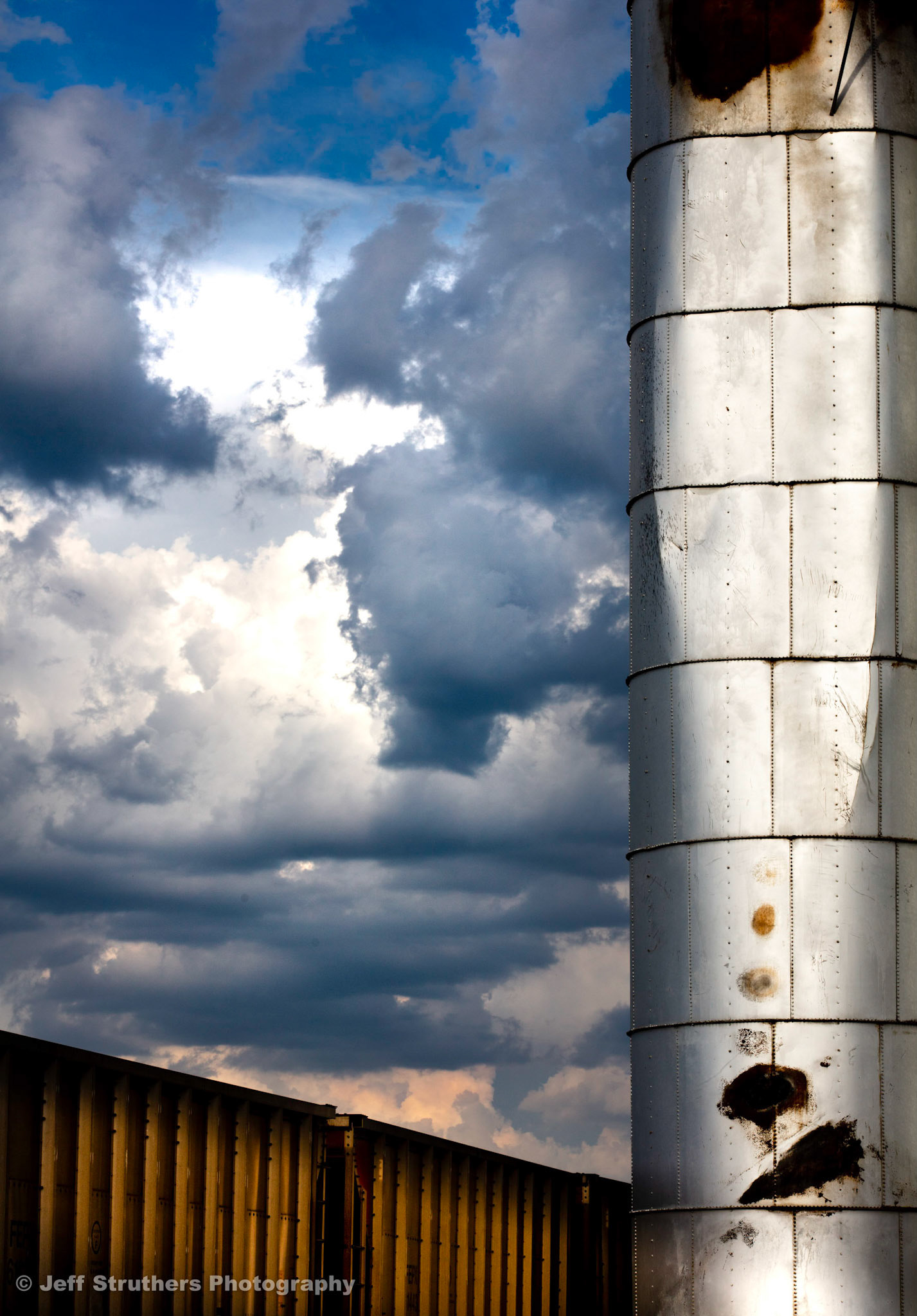 train-silo-downtown - Chadron, NE