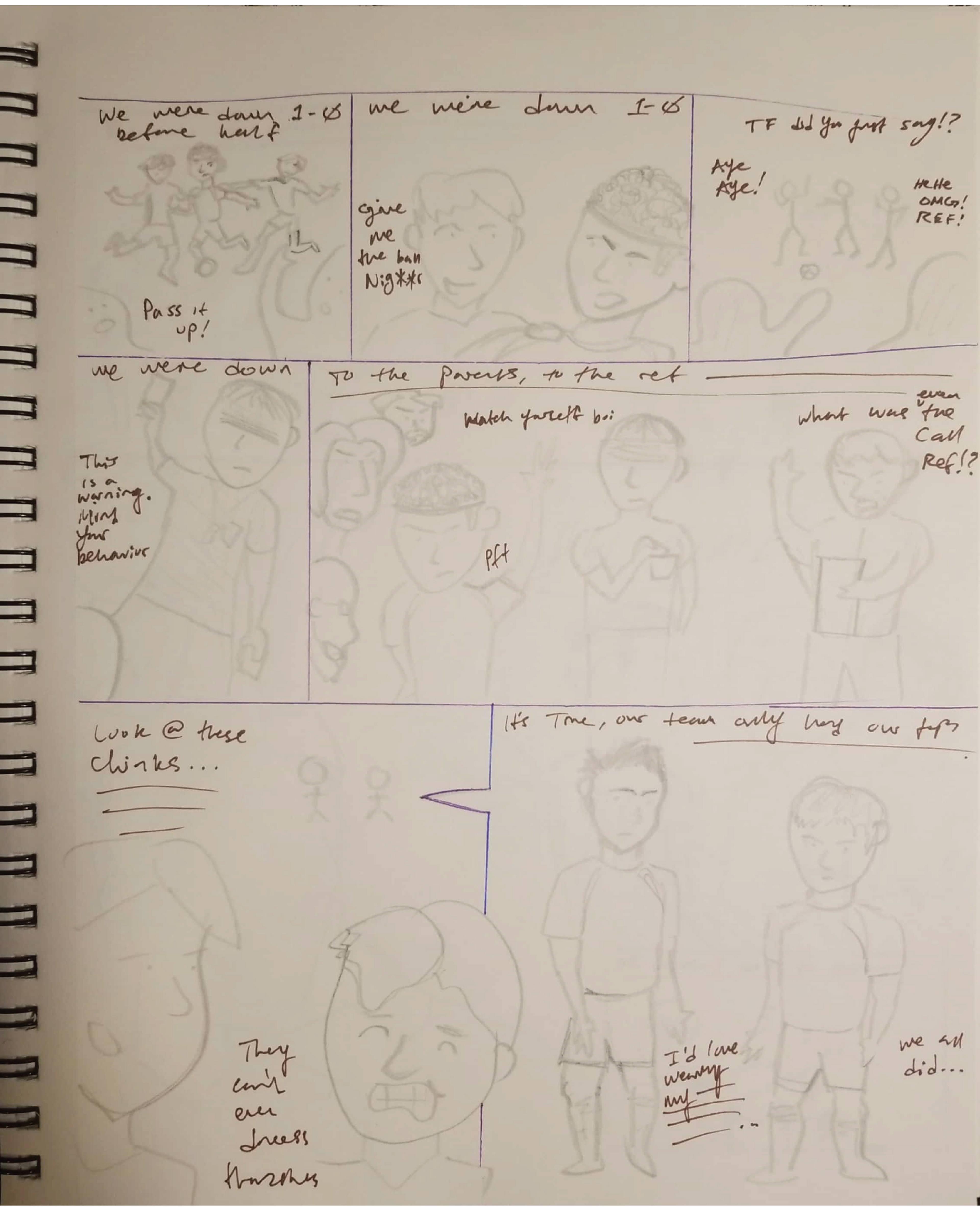 A Rec League Memory, draft 3