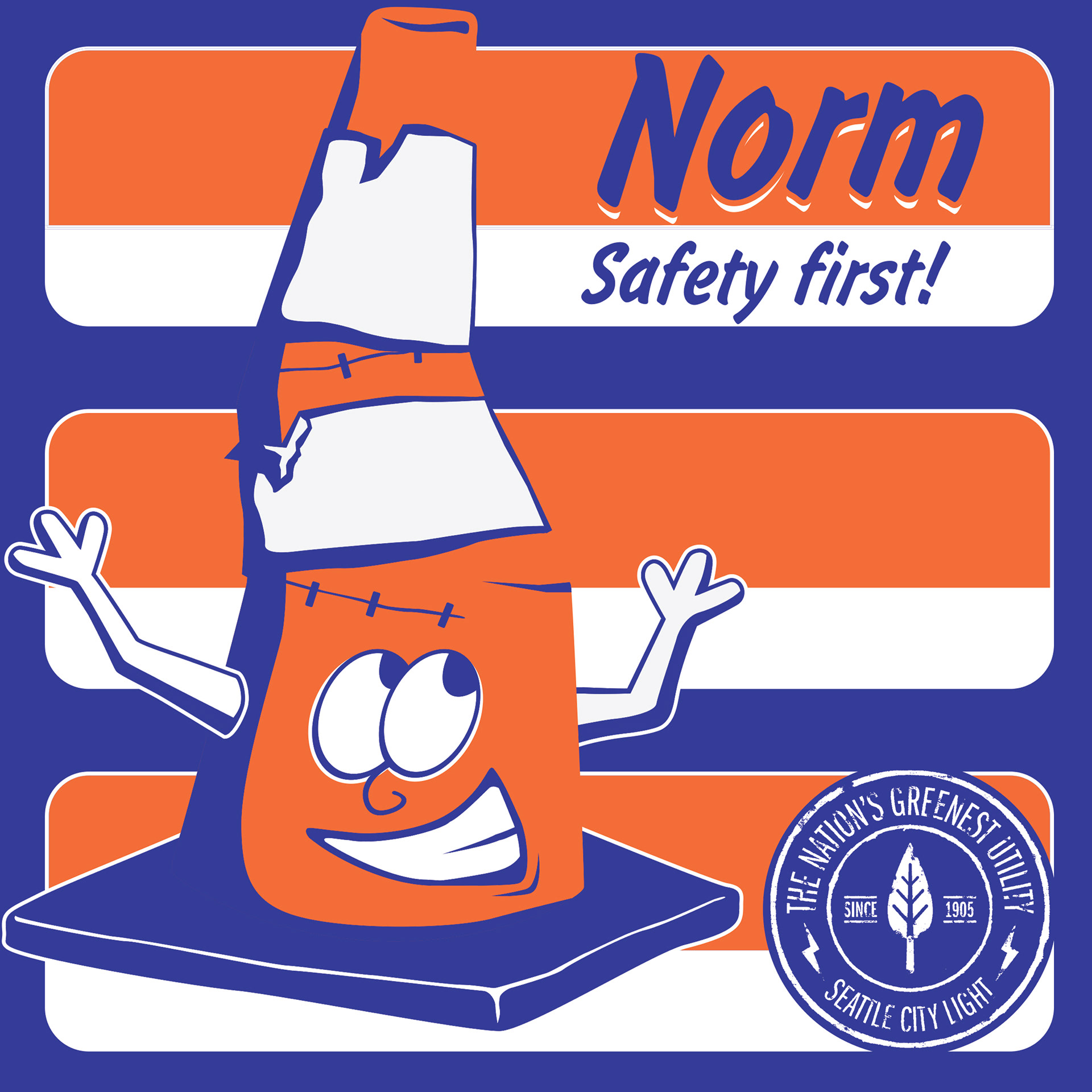 SHaW Safety Fair Shirts 2018 - Featuring NORM the CONE