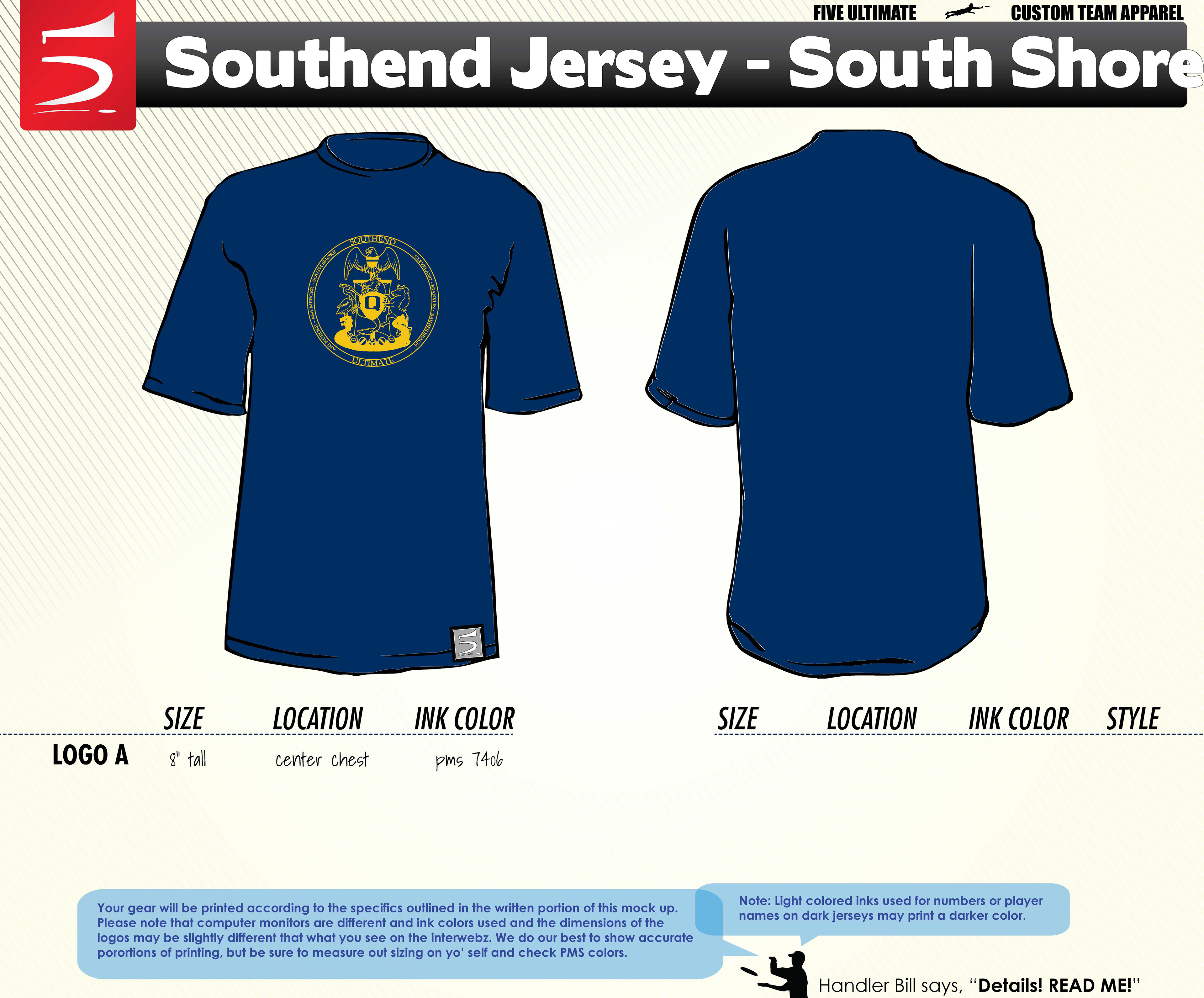 SS K-8 Example Jersey
