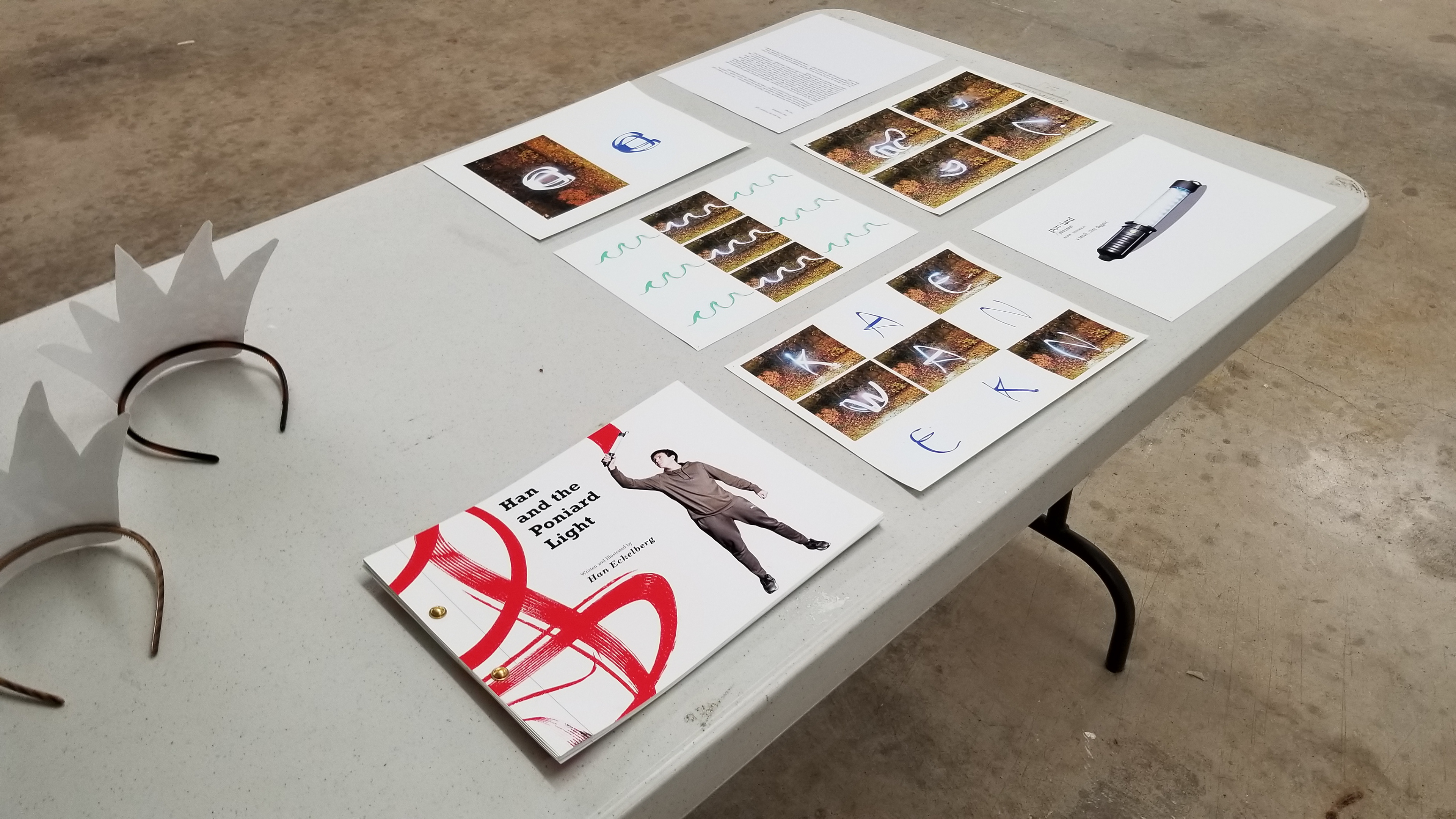 Han and the Poniard Light - Exhibition Layout