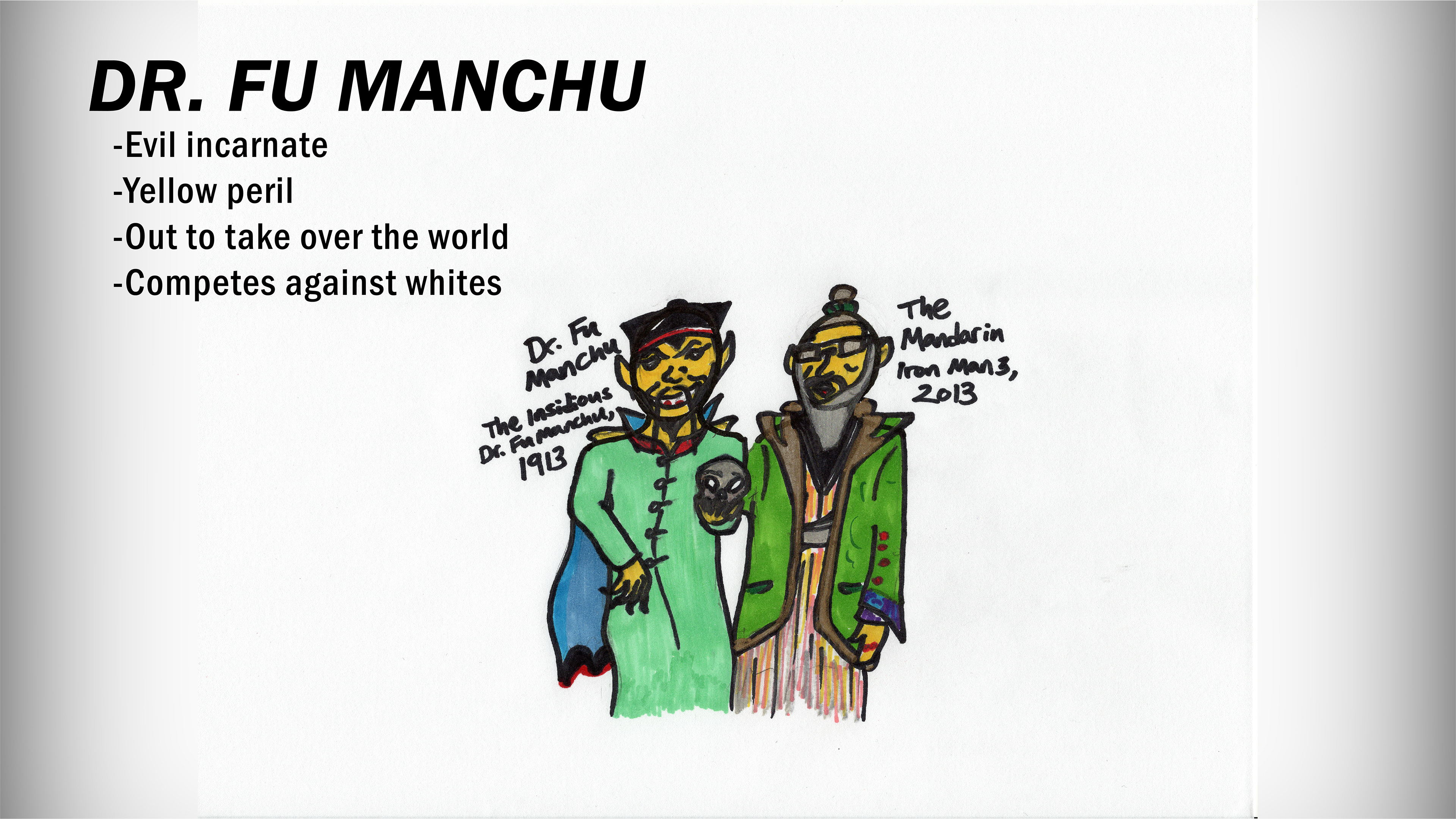Drawing 3 - Dr. Fu Manchu