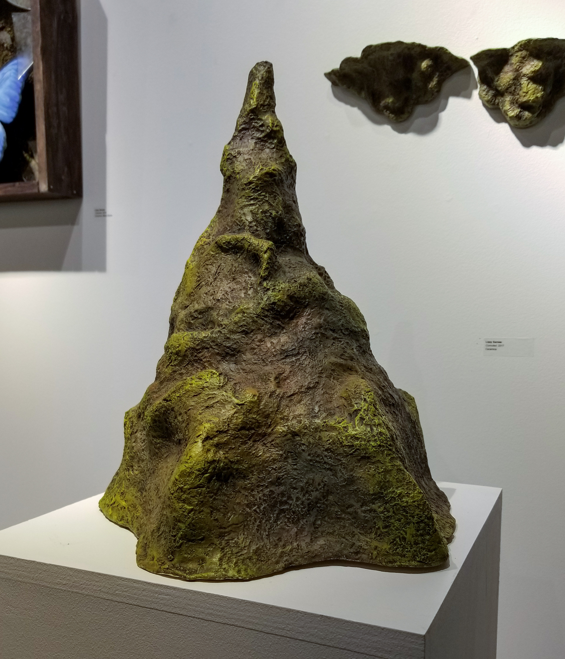 "Corroded," ceramics & mixed media