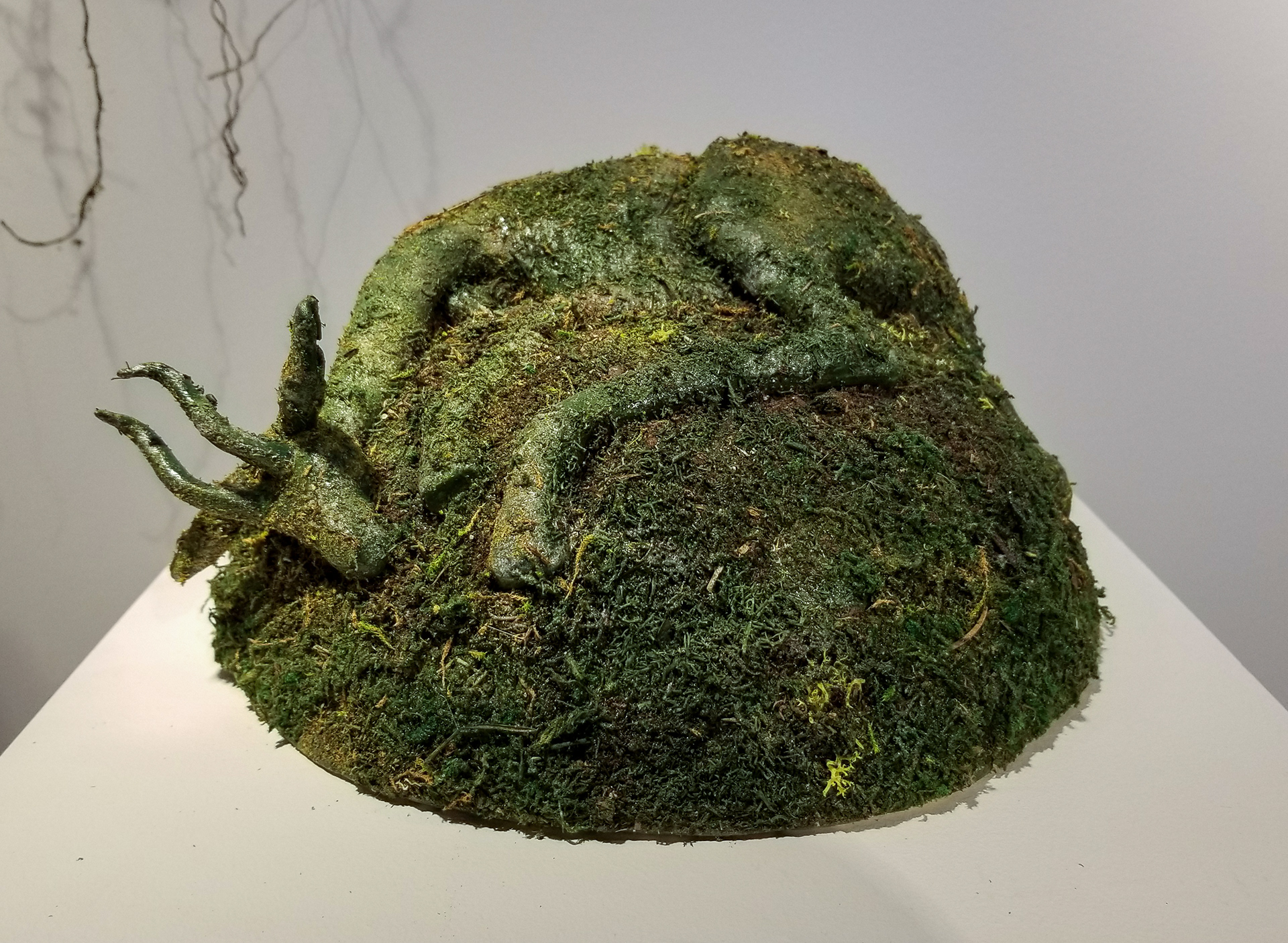 "Evacuated," ceramics & mixed media