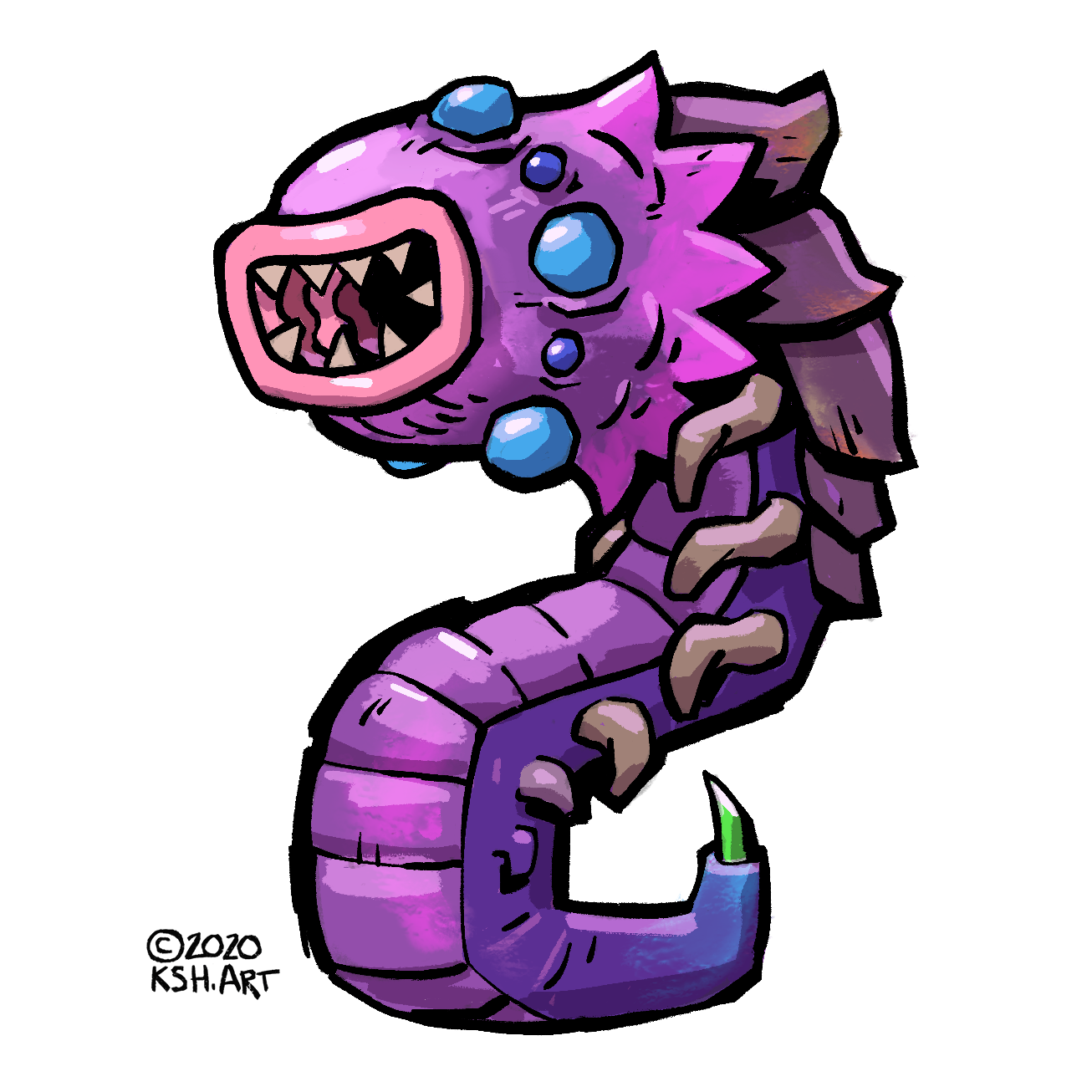Purple Worm