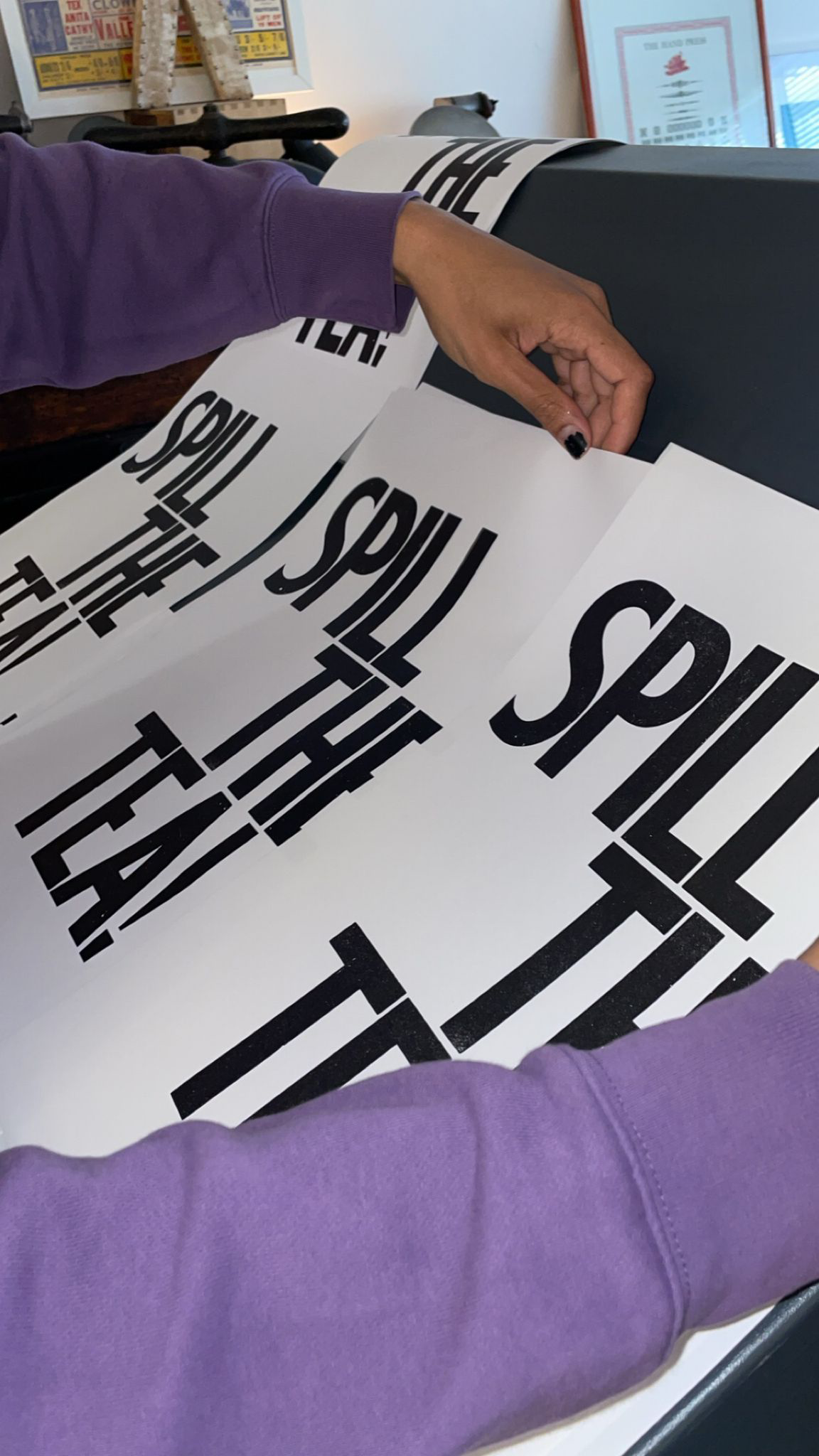 Letter-Pressed Posters