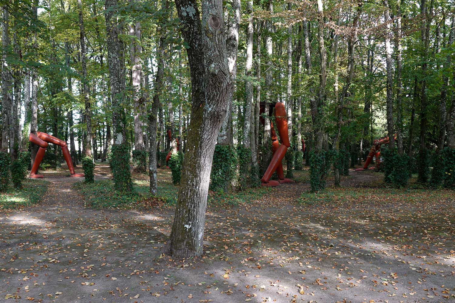 sculptures forestieres