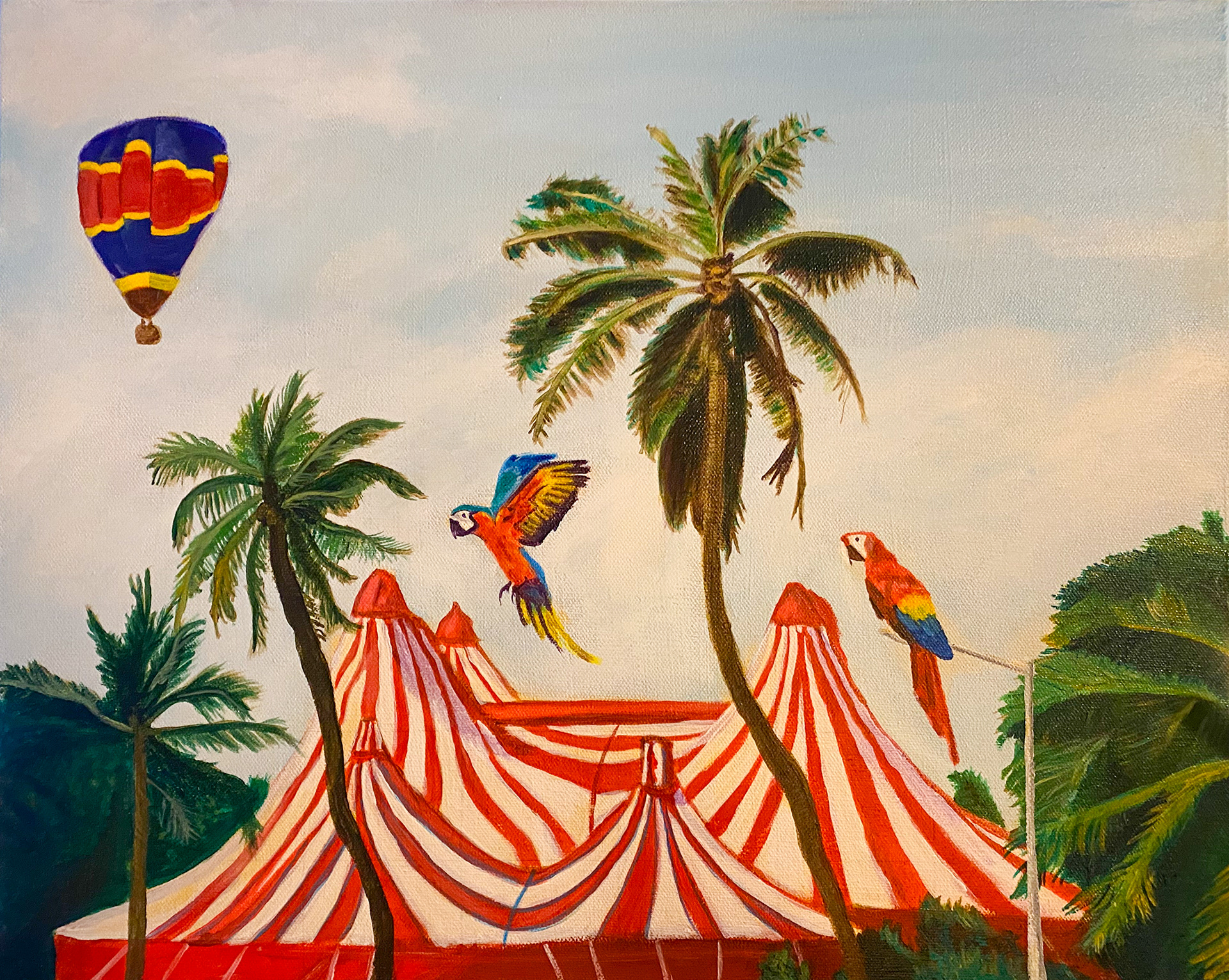 Lost Circus - Acrylic on canvas 2025