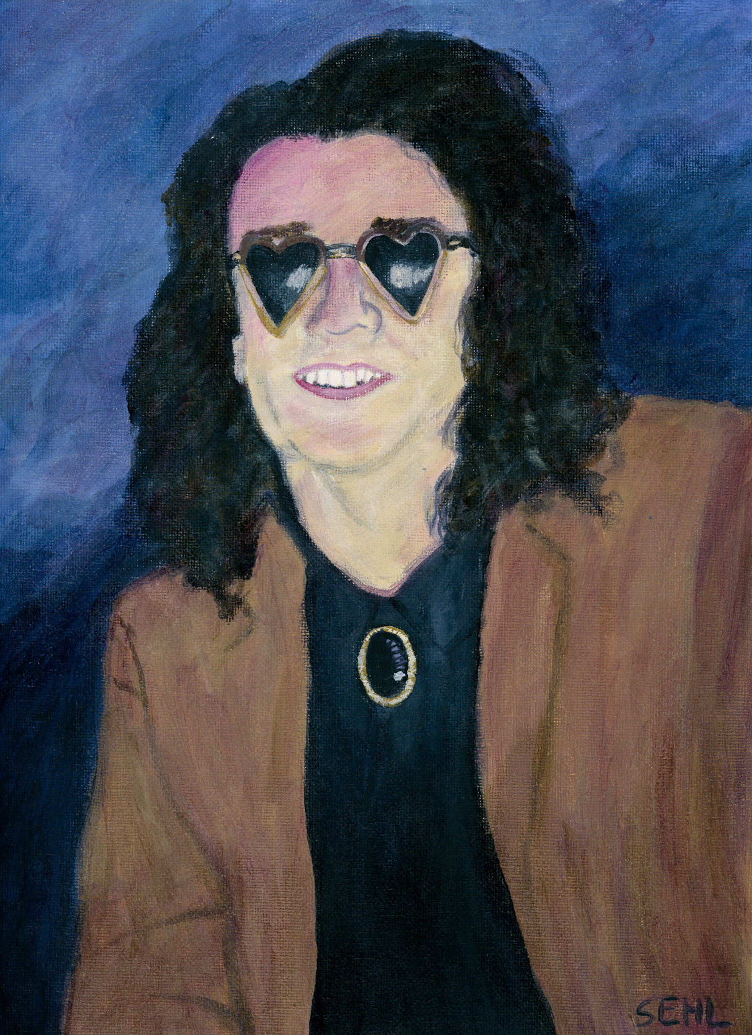 Self Portrait - Vegas Series - Acrylic on canvas 2025