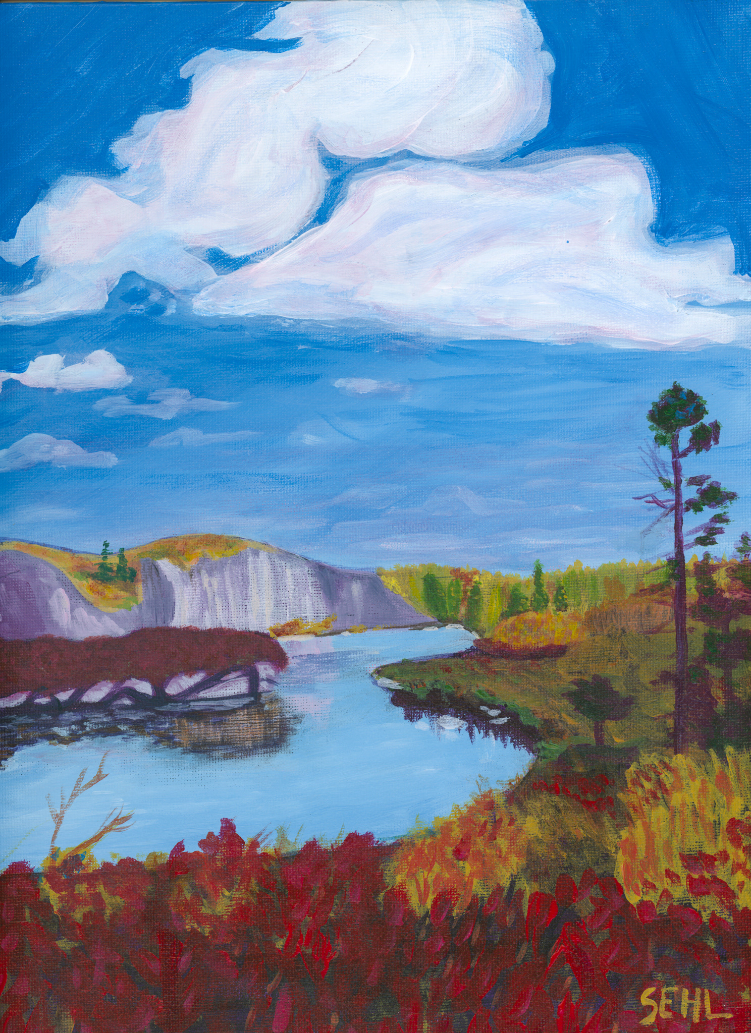 Sorrow's End - Acrylic on canvas panel