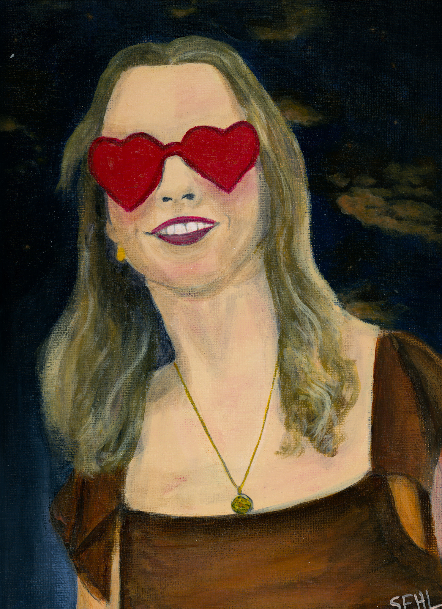 Amber - Vegas Series - Acrylic on canvas 2025