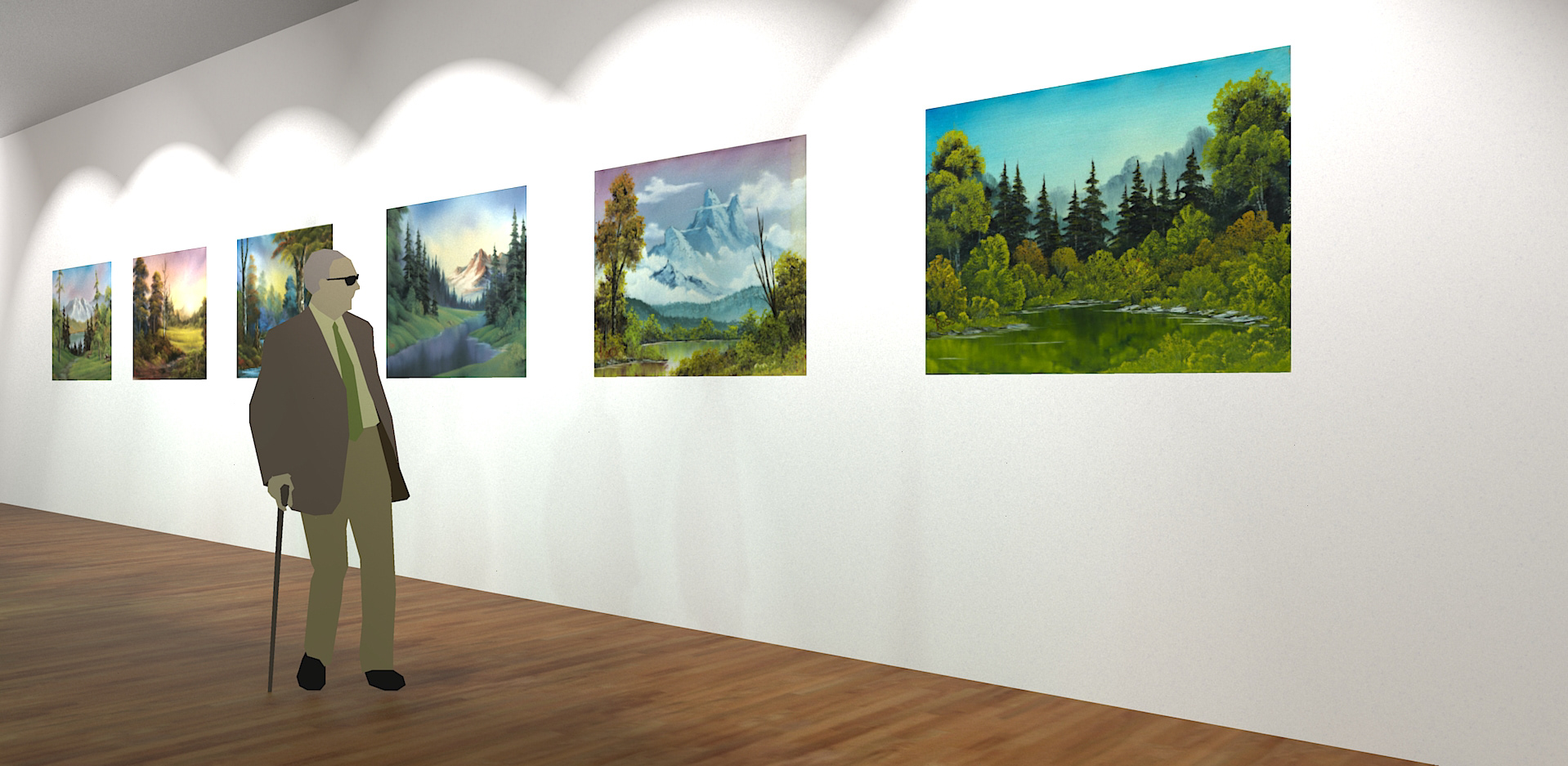 Original paintings: landscape artwork