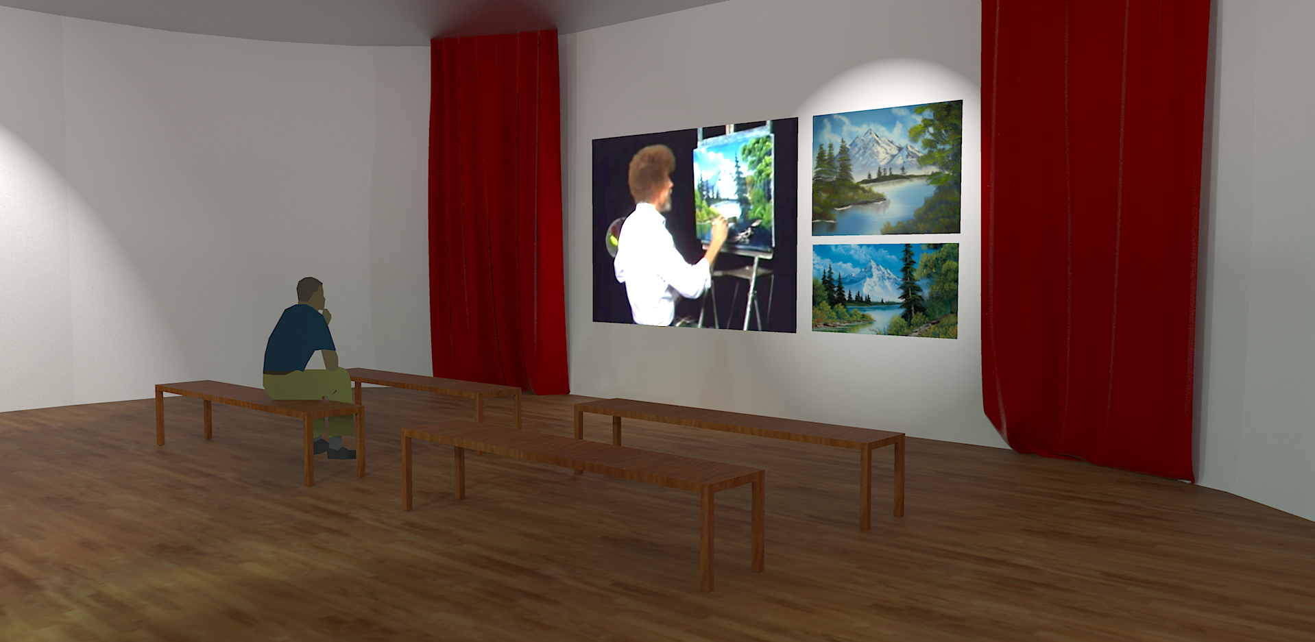 Video room: The Joy of Painting