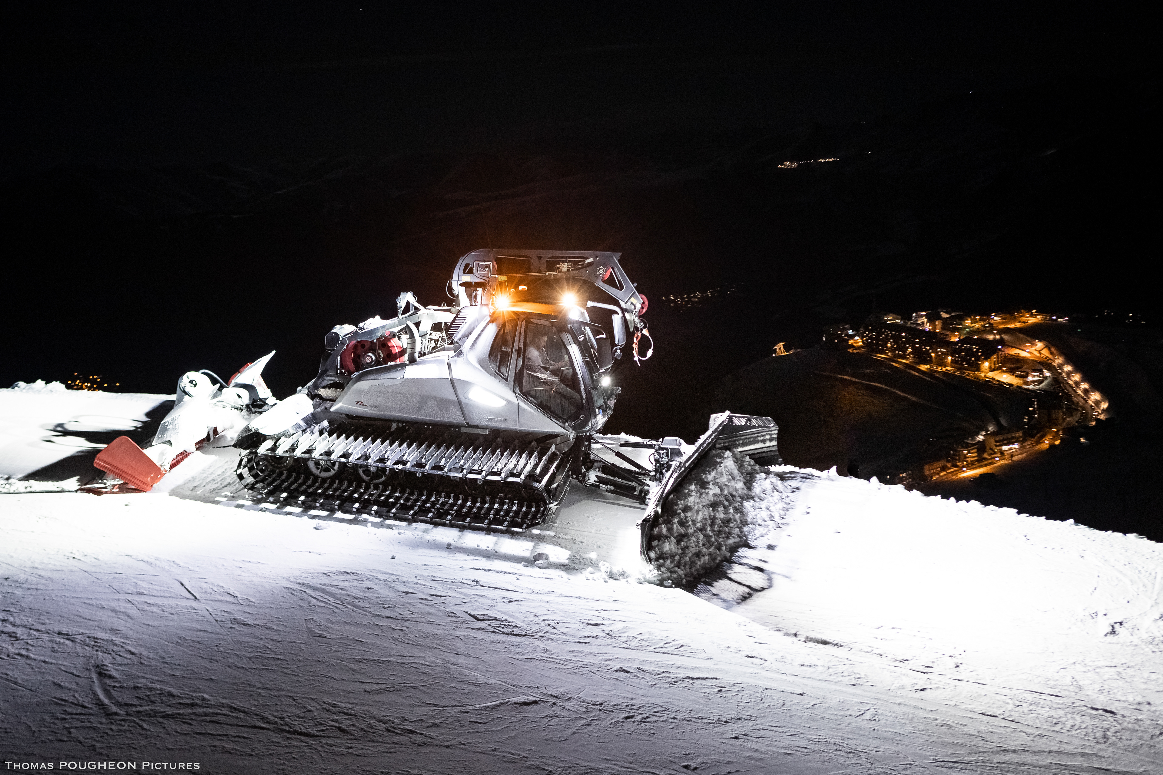 Prinoth Leitwolf W - Vue sur le Pla d'Adet