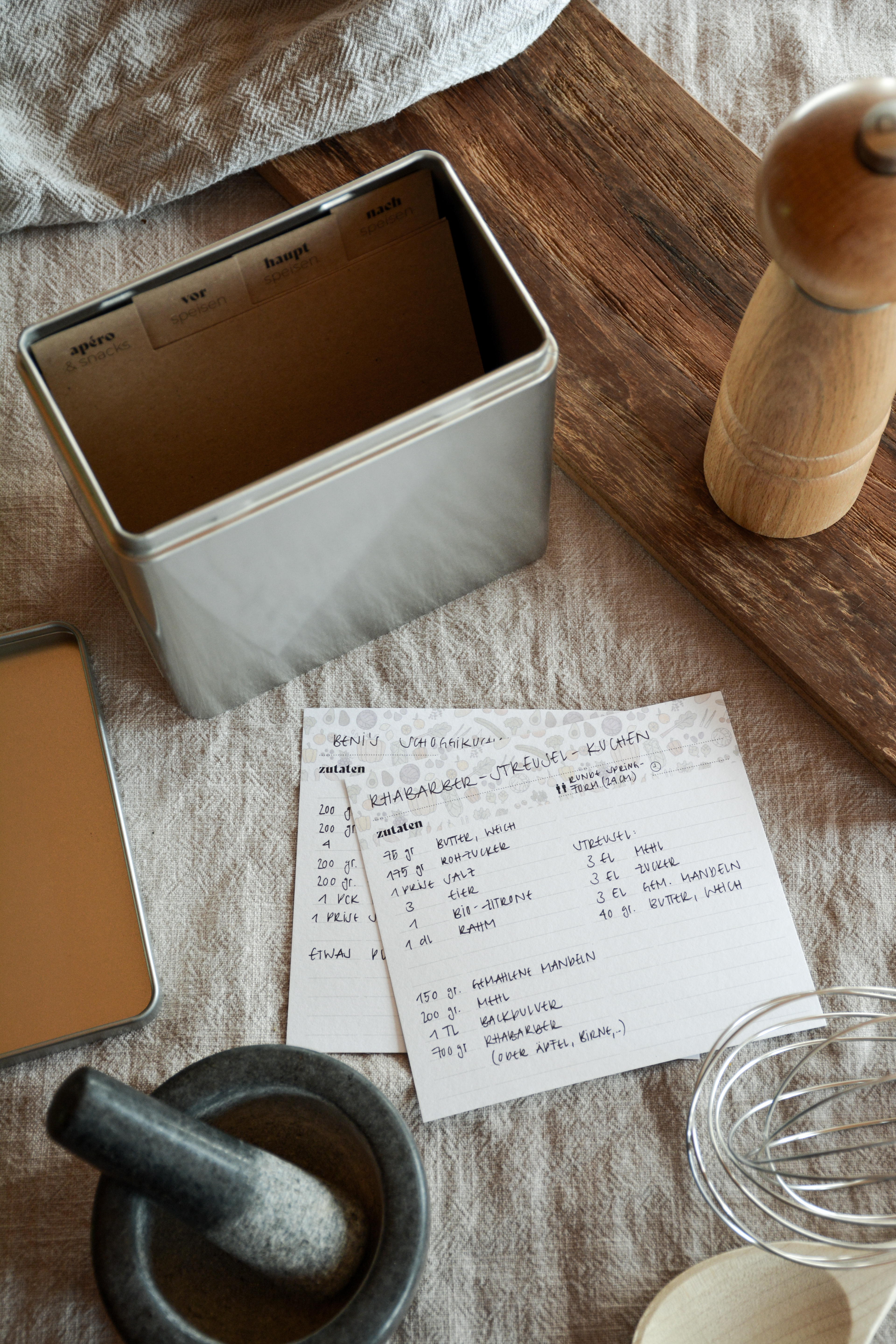 verschenke dein lieblingrezept mit der box