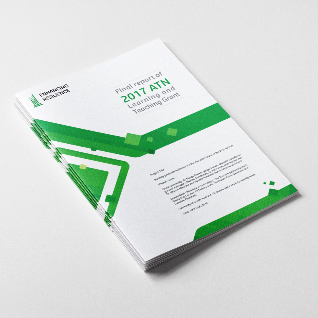 Annual Report design for Enhancing Resilience Program