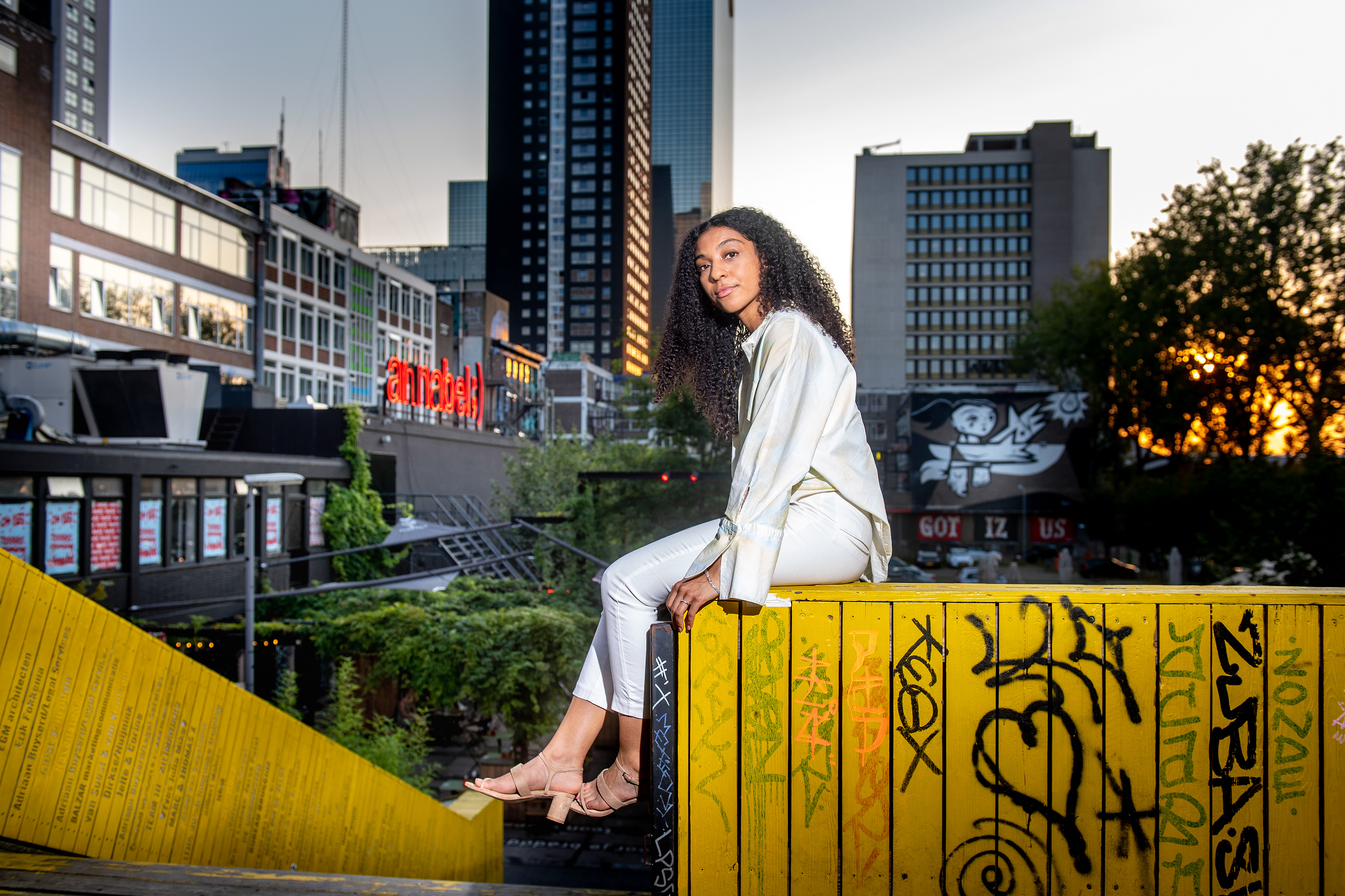 Mayra Pereira Furtado dos Reis, voorzitter van de Jongerentop010.