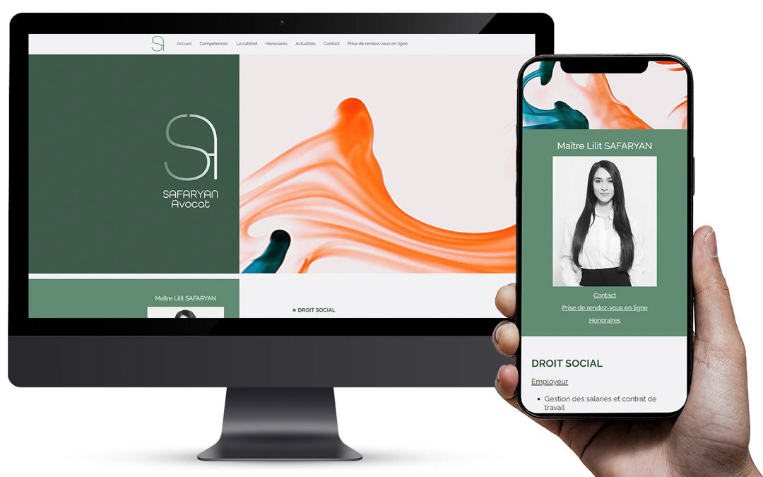 Site Internet du cabinet d'avocat de Lilit Safaryan