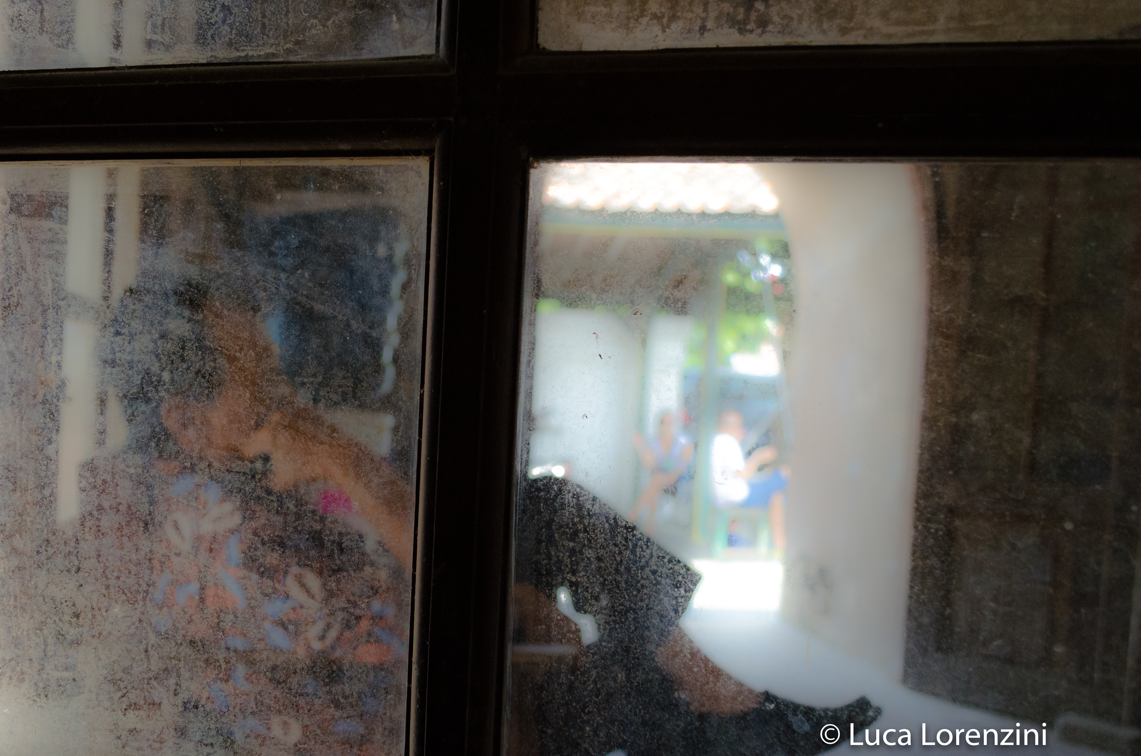 Through the window