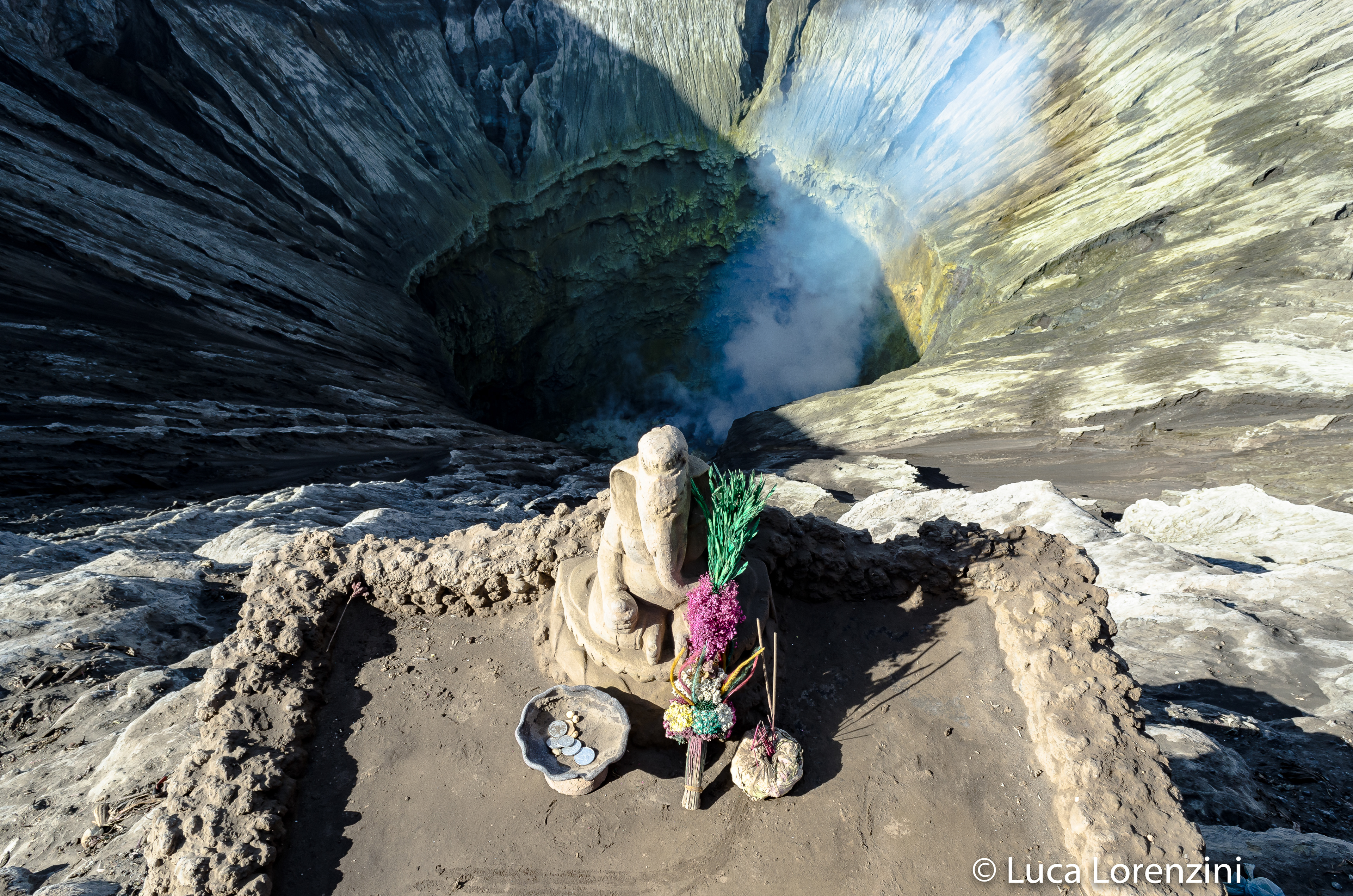 The crater