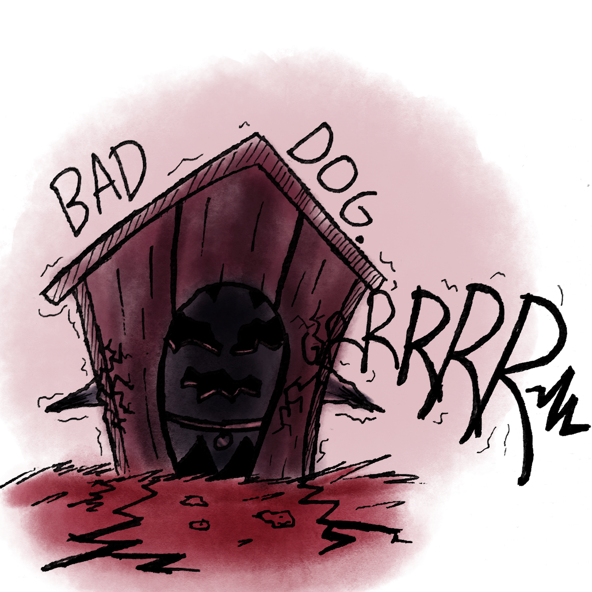 Inktober 2022, Inked with Photoshop Colors Day 21
