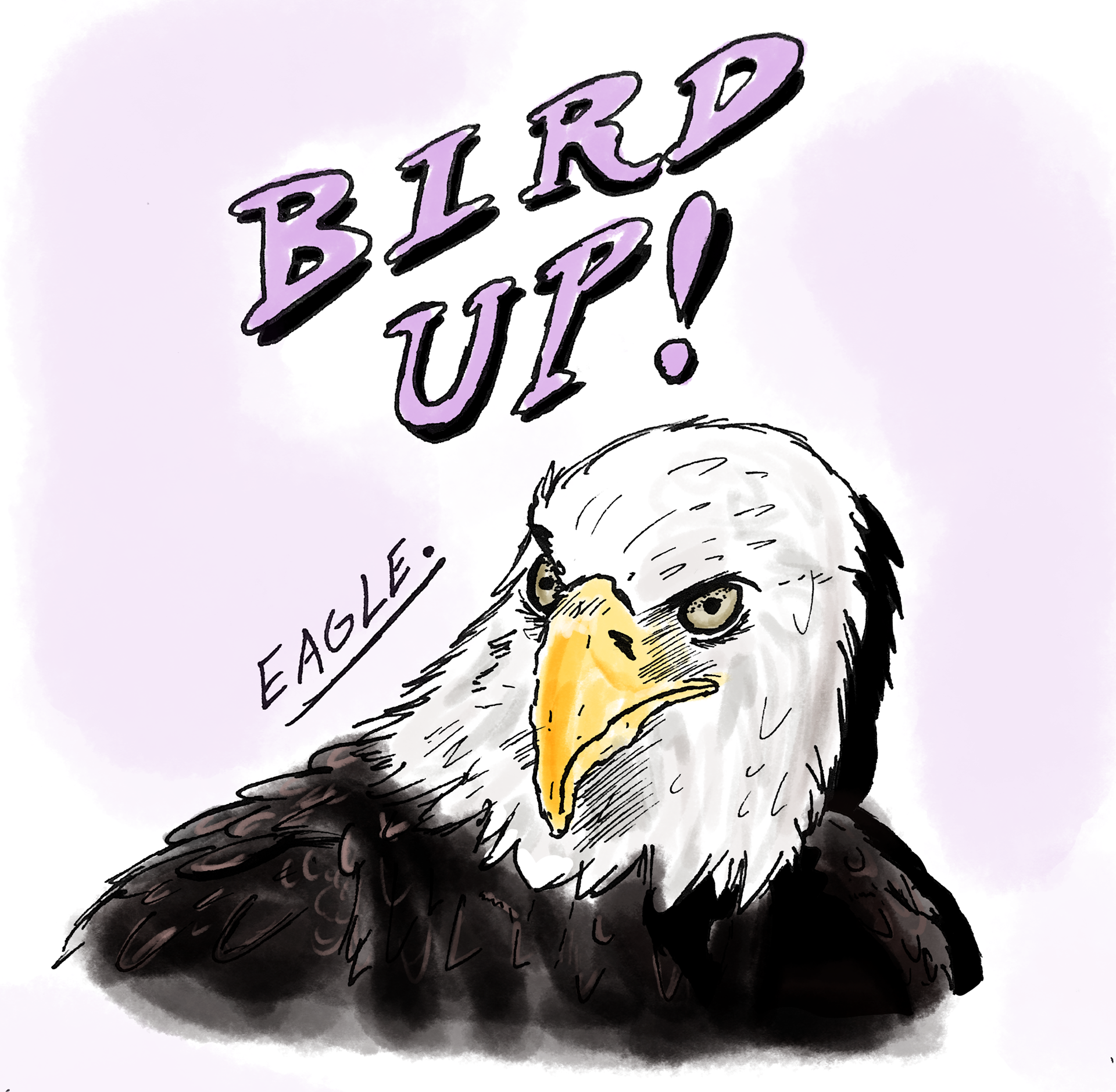 Inktober 2022, Inked with Photoshop Colors Day 11