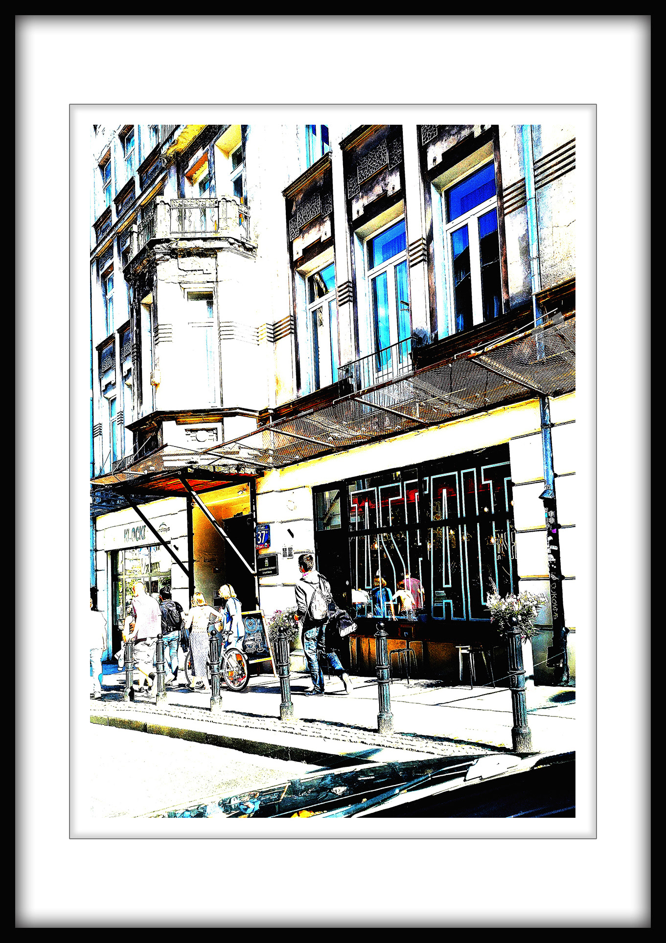 TAMKA fotografia 35x50cm; passe-partout; rama alu 48x68 cm