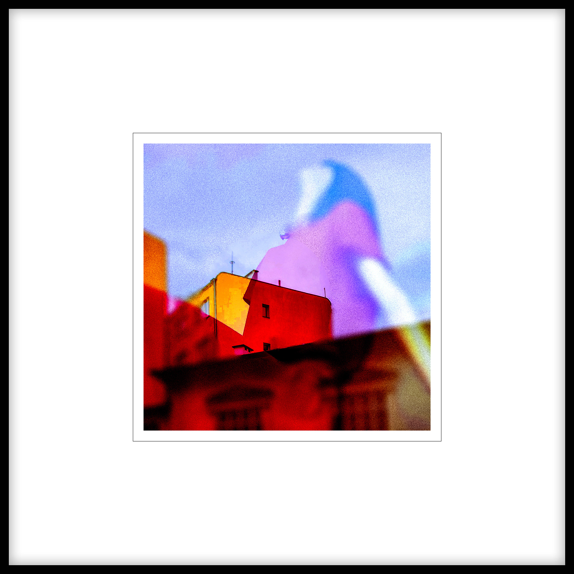 MANEKIN fotografia 40x40cm; passe-partout; rama alu 80x80cm