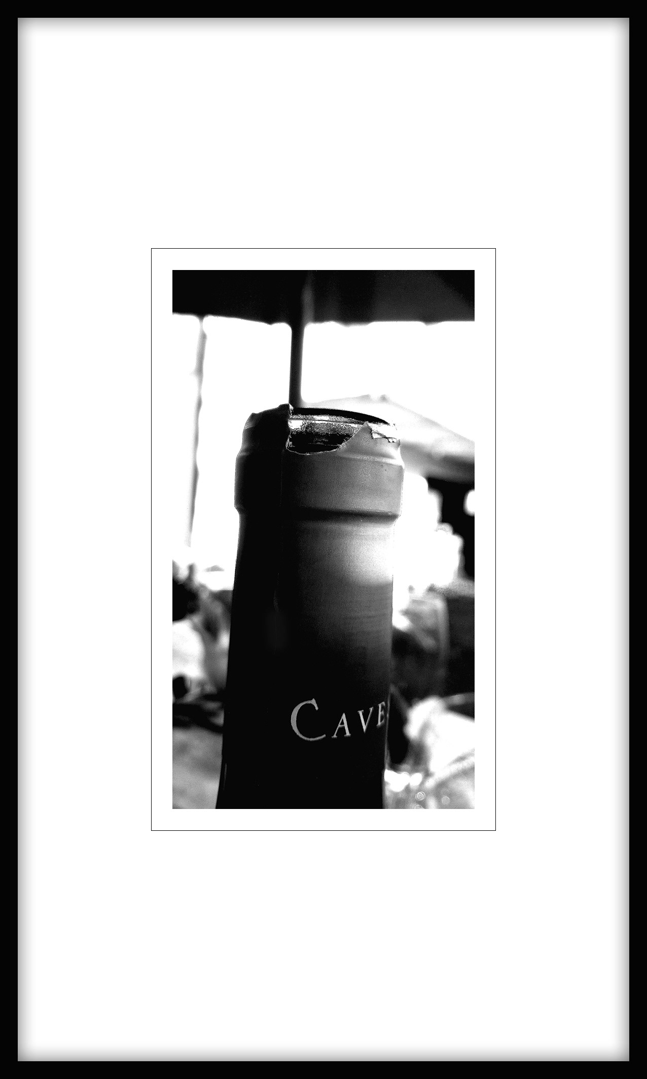 WINO fotografia 21x40cm; passe-partout; rama alu 45x75cm
