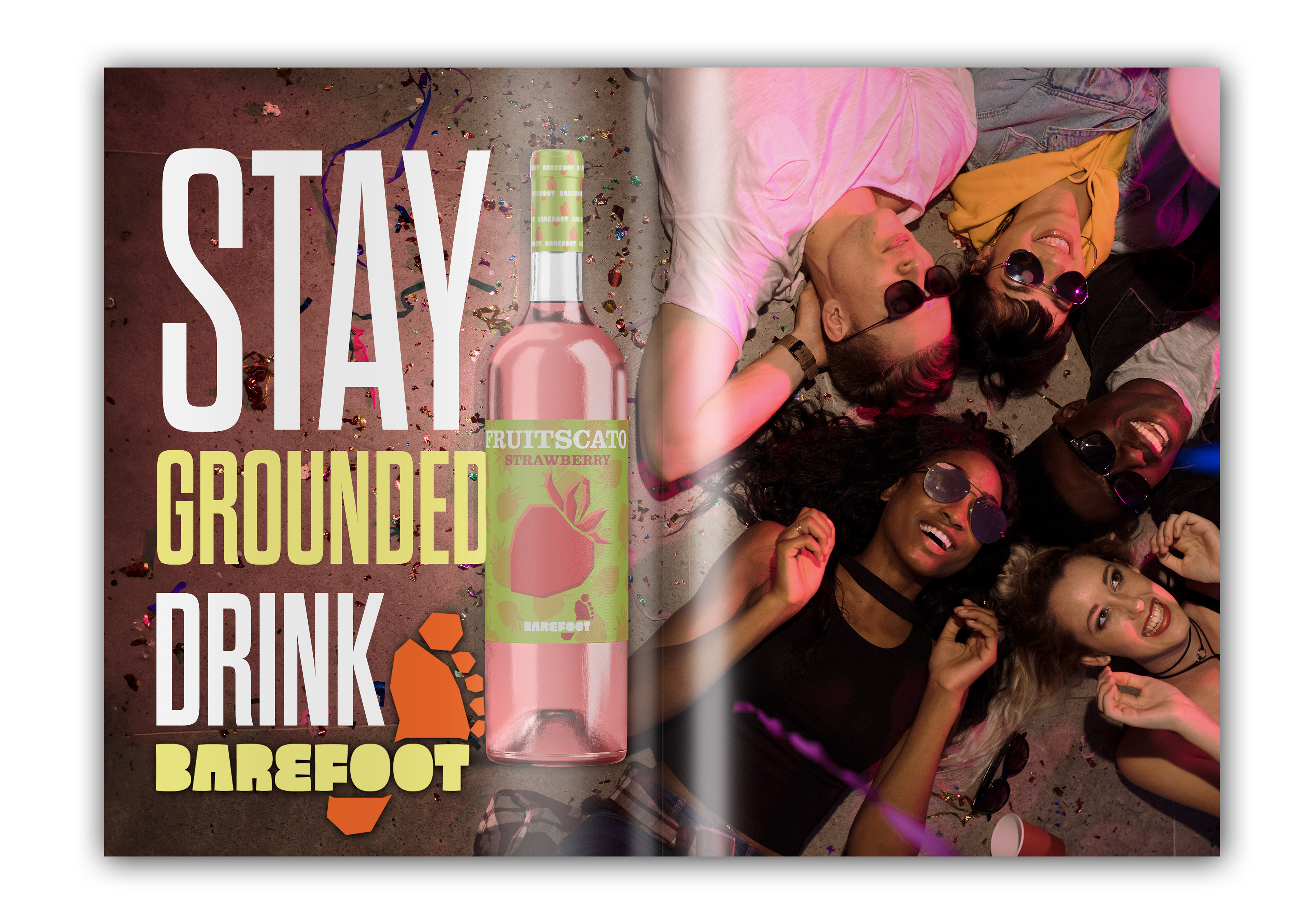 Barefoot Wine Print Ad Spread 1