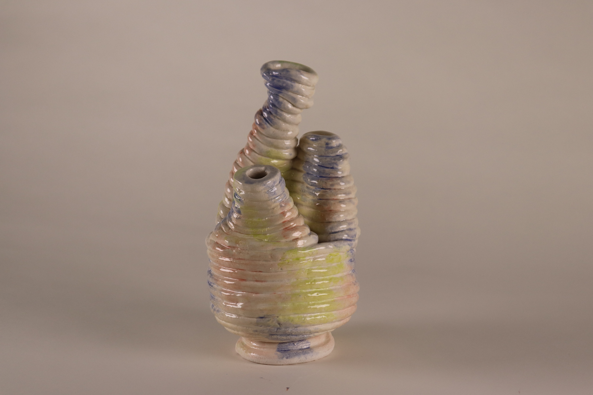 Valve Vase, Ceramics, 6 x 4 x 4 in