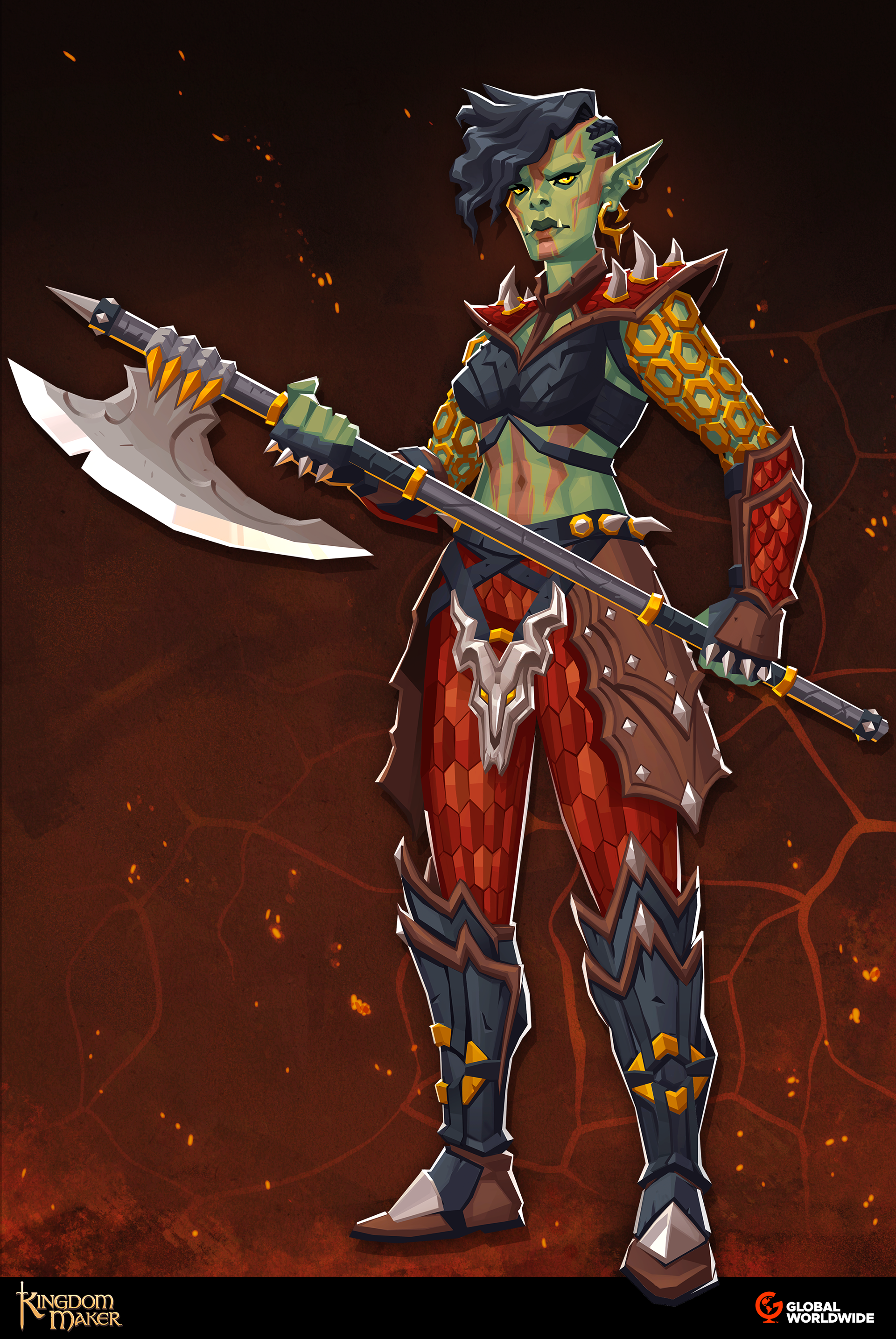 Final illustration of the Champion Grummok