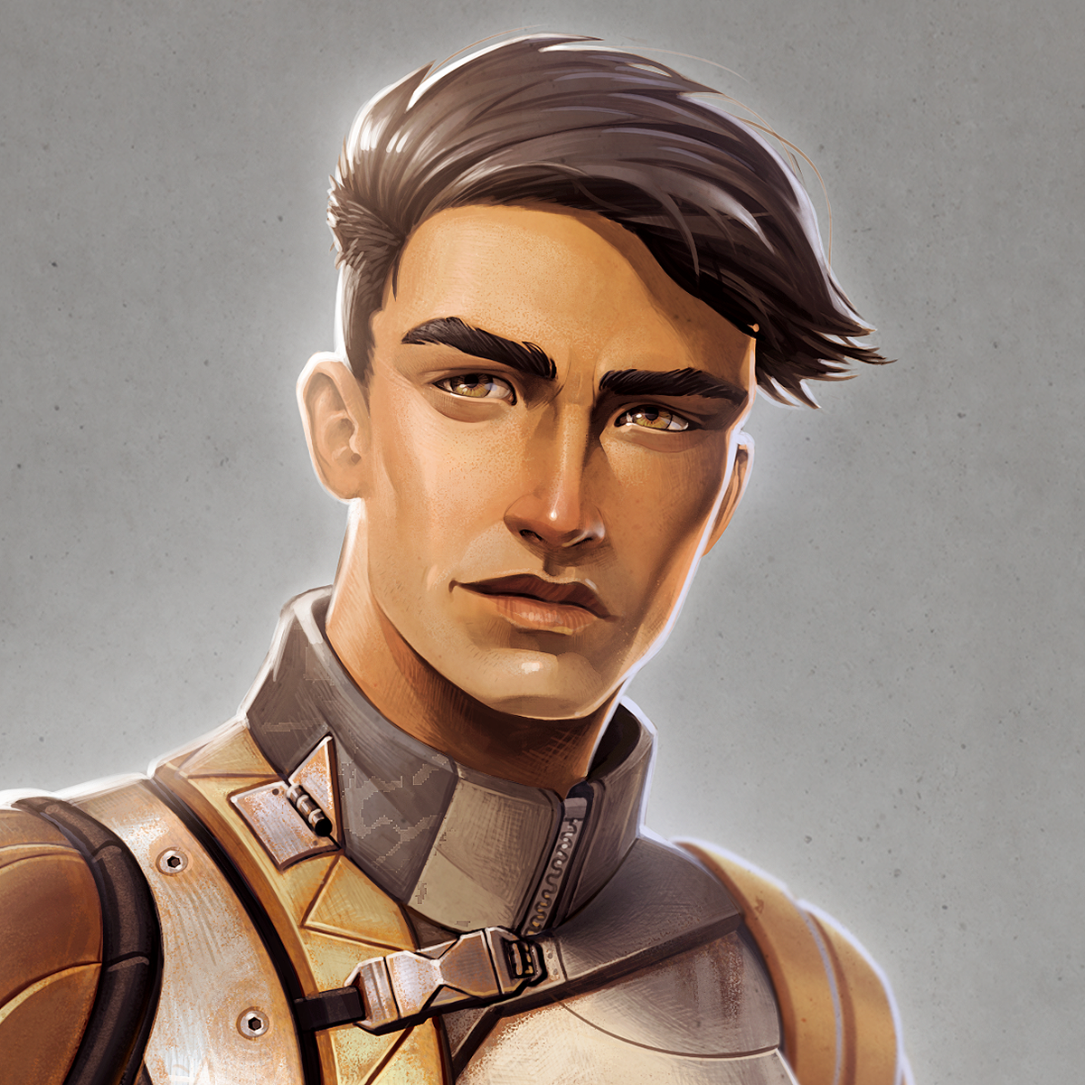 The final portrait illustration