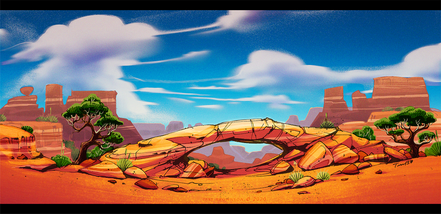 Daylight: Desert Arches Scene