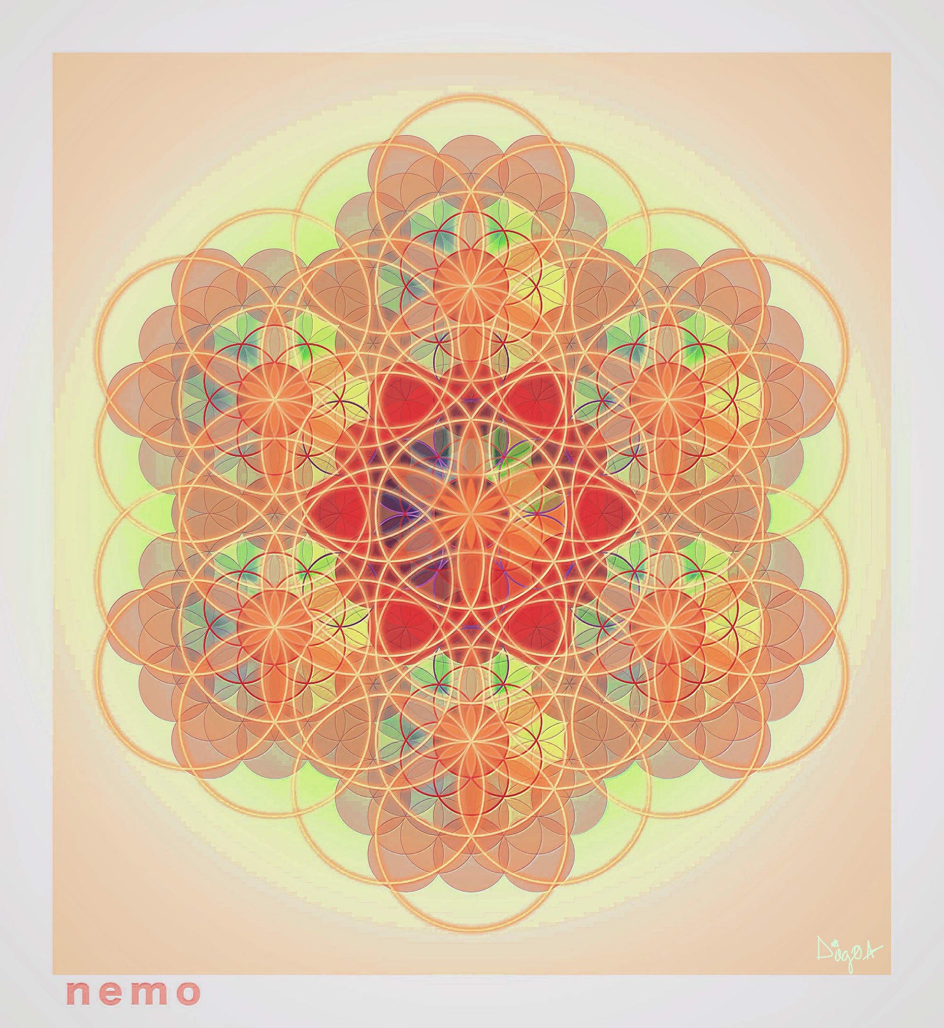 N.E.M.O (la forma primordial), 2018. estudios de alquimia. giclée sobre papel enhanced matte. 50 x 50 cm. Edición abierta