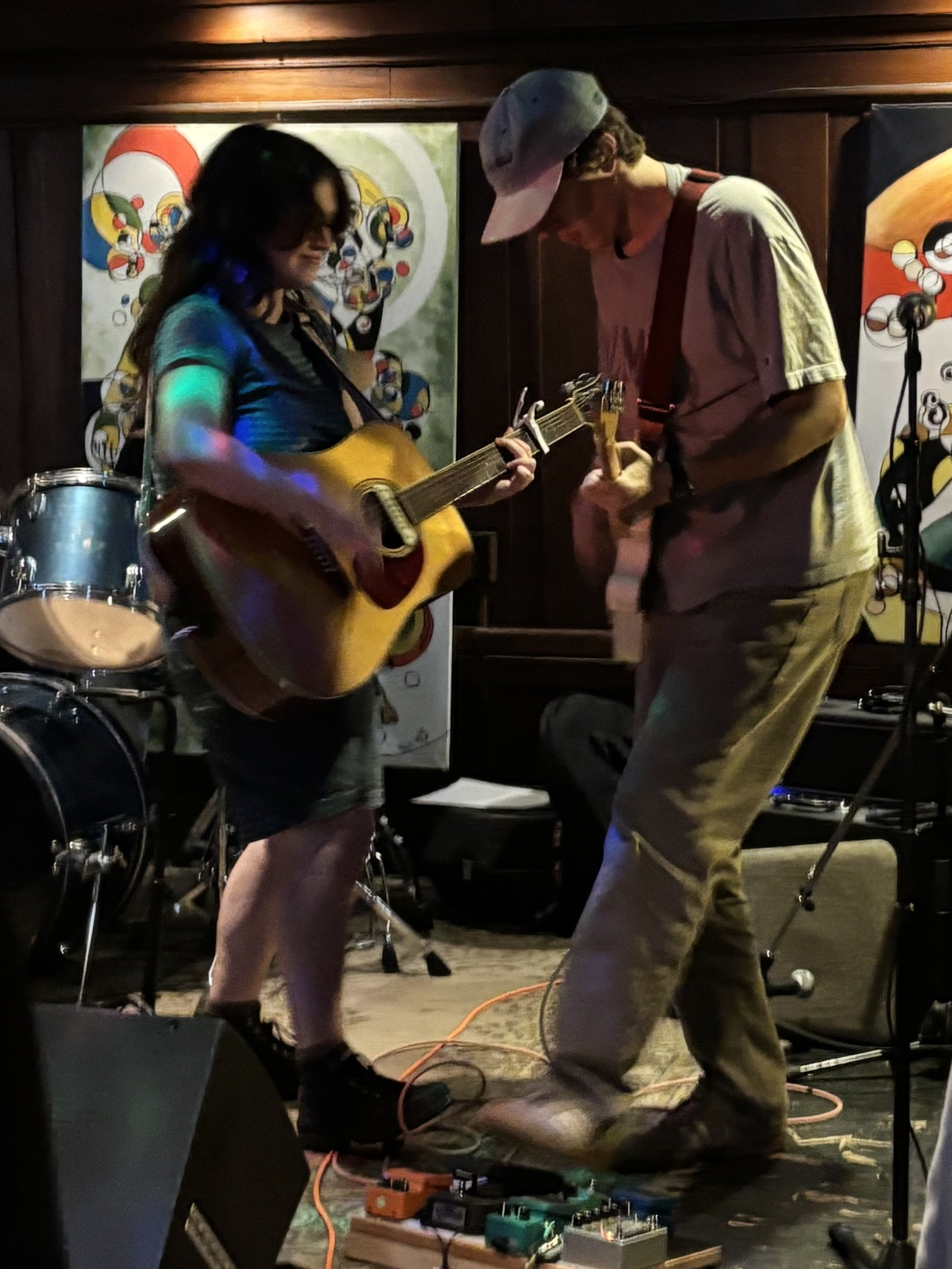 Playing with Delia-h @ the Nocturnal Cafe, 10/4/2025