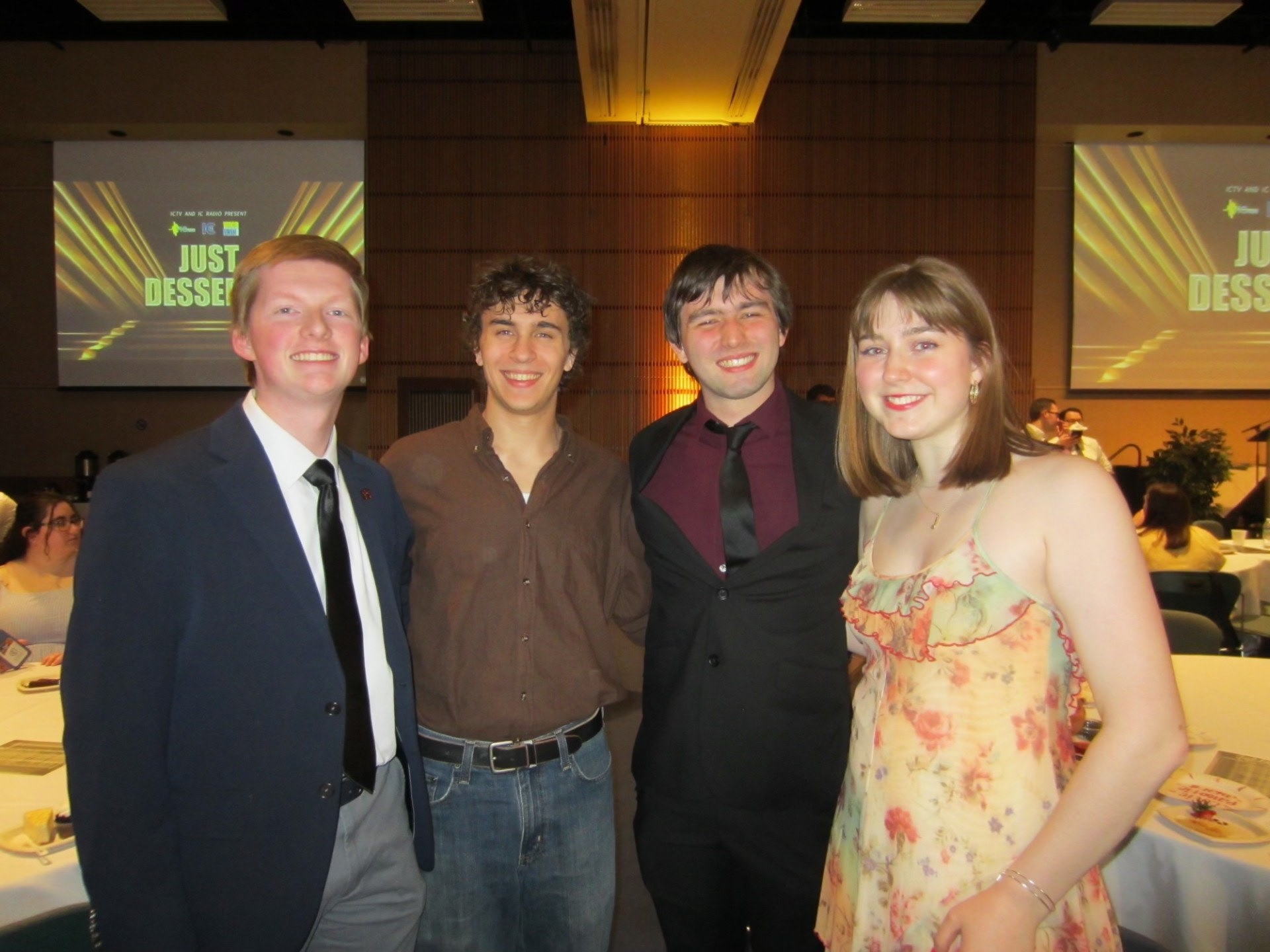 At Just Desserts with the producers of The Director's Chair, 4/28/2025